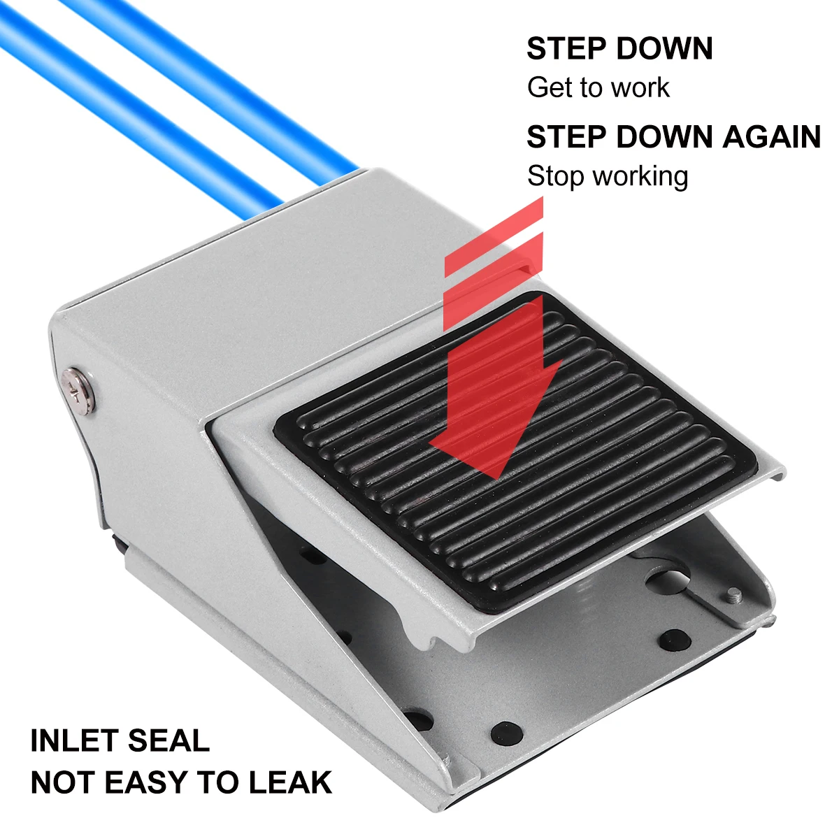 Pneumatic Foot Pedal Valve 3 Way 2 Position Metal Lever ABS Pressure Control Switch Reversing Valve Foot Operated Spring
Pneumatic Foot Pedal Valve 3 Way 2 Position Metal Lever ABS Pressure Control Switch Reversing Valve Foot Operated Spring