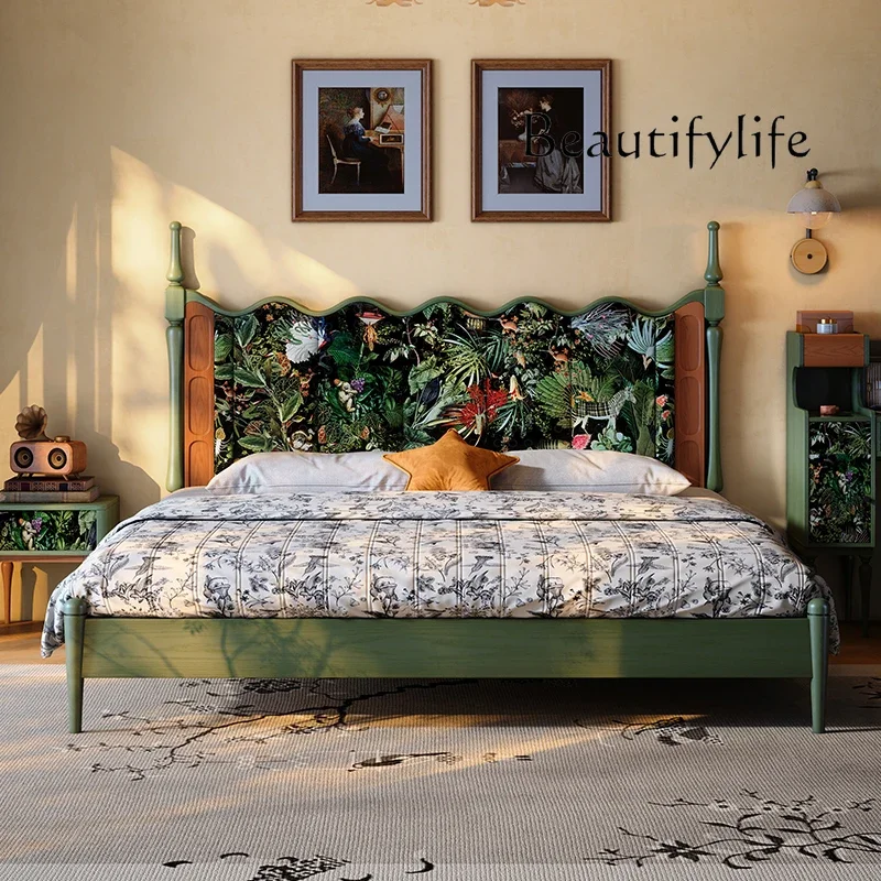 X35 American Retro Master Bedroom Solid Wood Double Bed High Sense New Chinese Ash Wood Soft Bag Bed French 1.8 Meters Wedding B
X35 American Retro Master Bedroom Solid Wood Double Bed High Sense New Chinese Ash Wood Soft Bag Bed French 1.8 Meters Wedding B