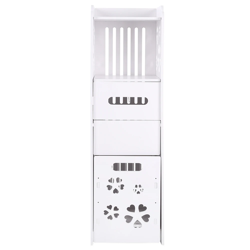 Cabinet Wood Plastic Board Corrosion Resistant Waterproof 3 Layer Bathroom Shelf Cabinet 
Cabinet Wood Plastic Board Corrosion Resistant Waterproof 3 Layer Bathroom Shelf Cabinet
