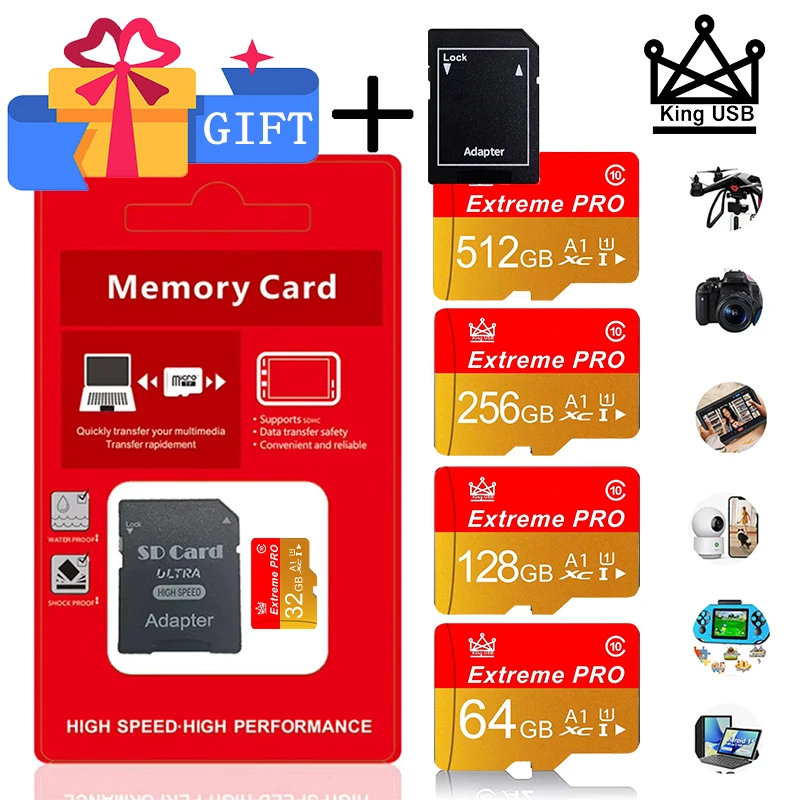 Micro Memory SD Card 64GB 32GB 16GB 8GB SD Card SD/T F Flash SDCard 8G 16G 32G 64G 100G 128G Class 10 Memory Card TF
Micro Memory SD Card 64GB 32GB 16GB 8GB SD Card SD/T F Flash SDCard 8G 16G 32G 64G 100G 128G Class 10 Memory Card TF