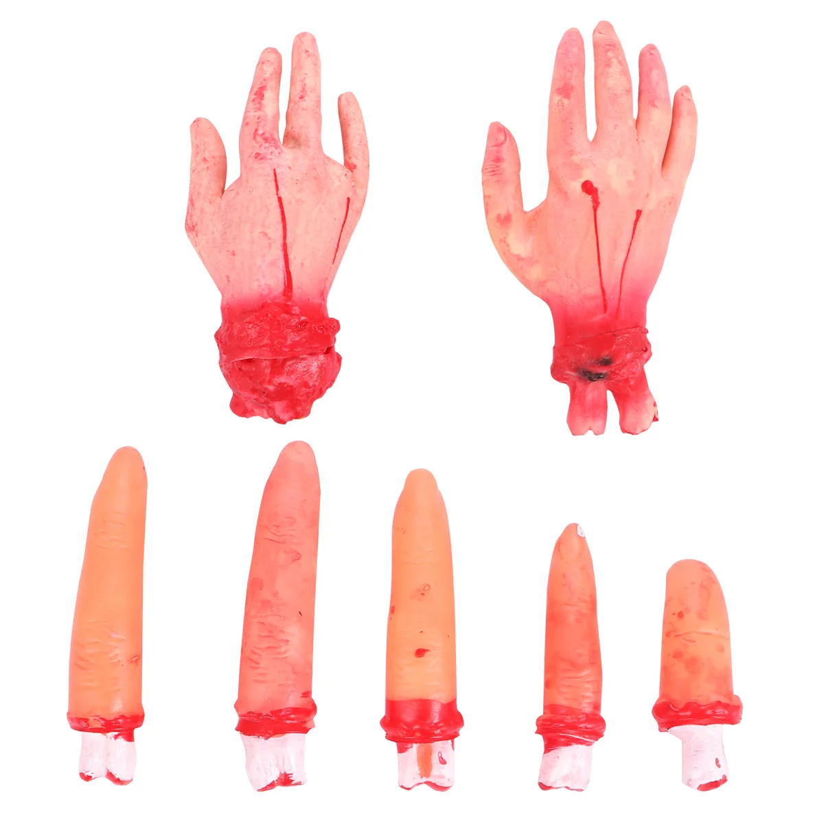 7 Pcs Simulated Fake Hand Finger Breaking Props Halloween Party Scary Horror Emulsion Body Parts Decor Realistic Looking
7 Pcs Simulated Fake Hand Finger Breaking Props Halloween Party Scary Horror Emulsion Body Parts Decor Realistic Looking
