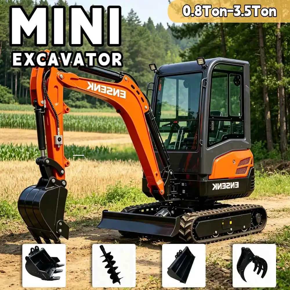 0.8Ton to 1.5Ton Crawler Digger Yanmar Engine Diesel Machine Efficient Backhoe CE Gardening Equipment Europe Direct
0.8Ton to 1.5Ton Crawler Digger Yanmar Engine Diesel Machine Efficient Backhoe CE Gardening Equipment Europe Direct