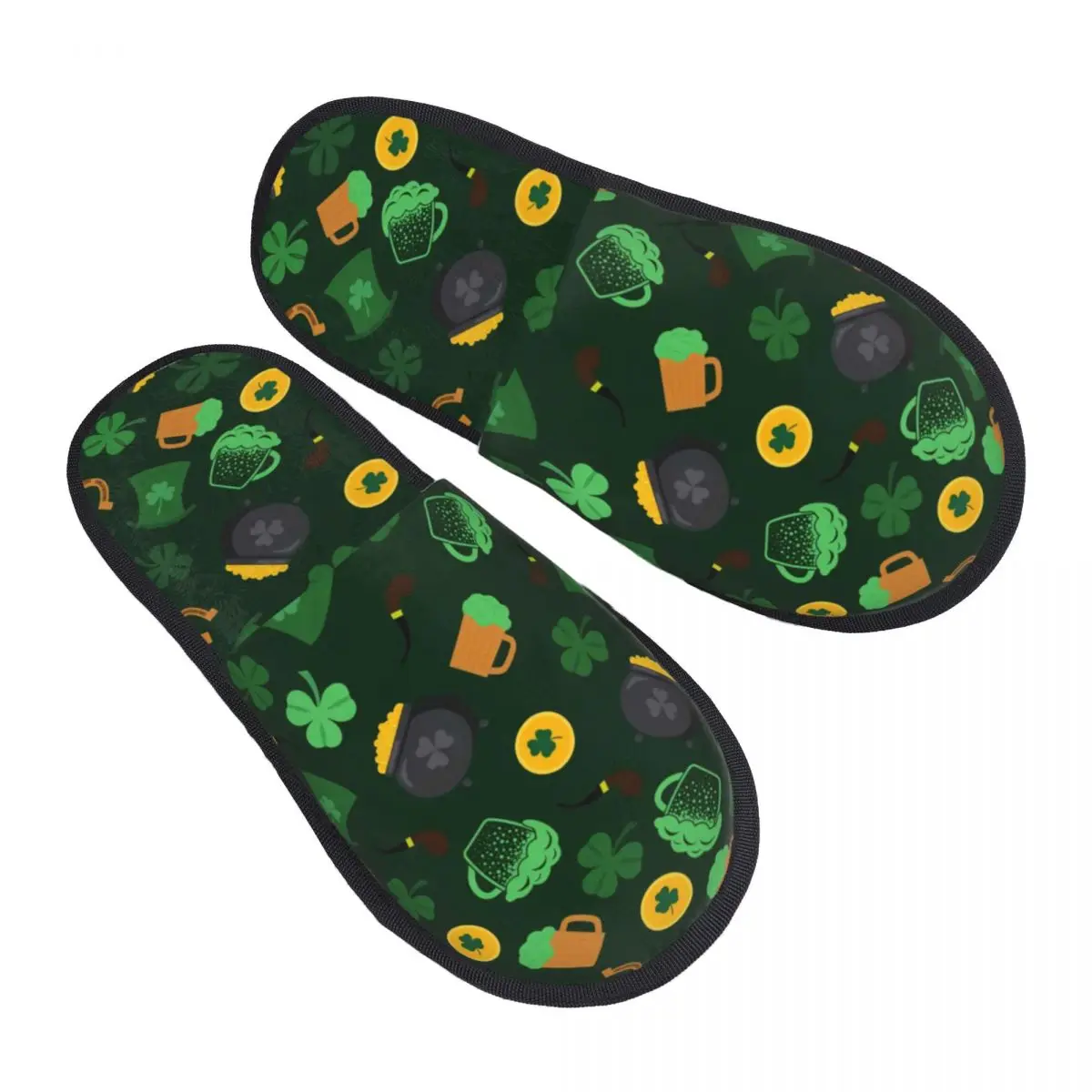 Custom St. Patrick's Day Comfort Scuff With Memory Foam Slippers Women Hotel House Shoes
Custom St. Patrick's Day Comfort Scuff With Memory Foam Slippers Women Hotel House Shoes
