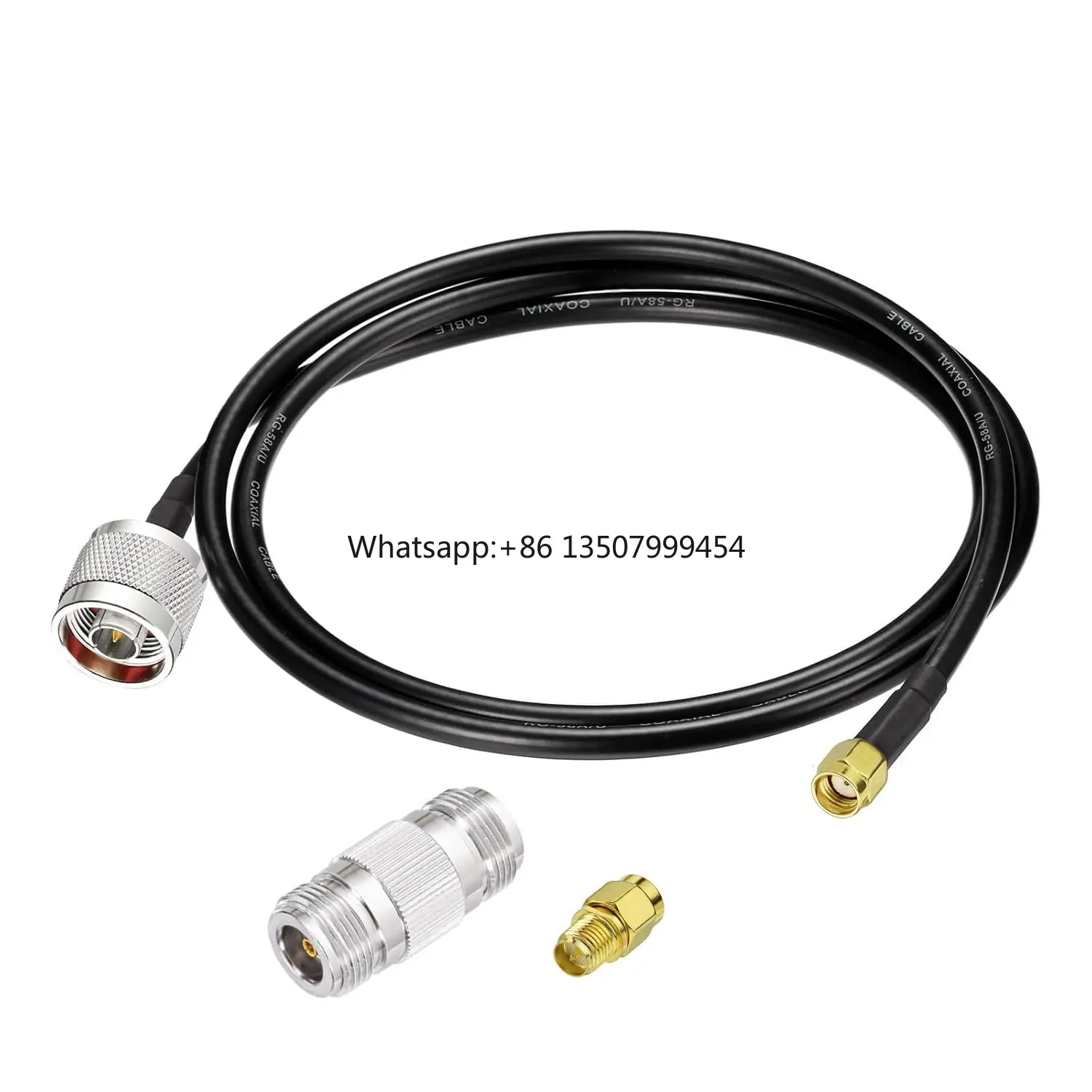 N Male to SMA Male Extension LMR200 Cable 50 Ohm Assembly Low Loss RG58 LMR195 LMR200 RF Coaxial Communication Cable
N Male to SMA Male Extension LMR200 Cable 50 Ohm Assembly Low Loss RG58 LMR195 LMR200 RF Coaxial Communication Cable