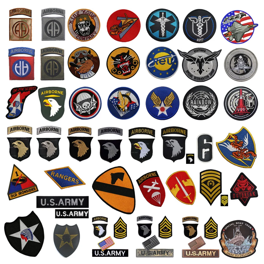 Newly Designed Military Fan Bag Accessories Armband Eagle Set Badge Embroidered Backpack with Hook and Loop Patches for Clothing
Newly Designed Military Fan Bag Accessories Armband Eagle Set Badge Embroidered Backpack with Hook and Loop Patches for Clothing