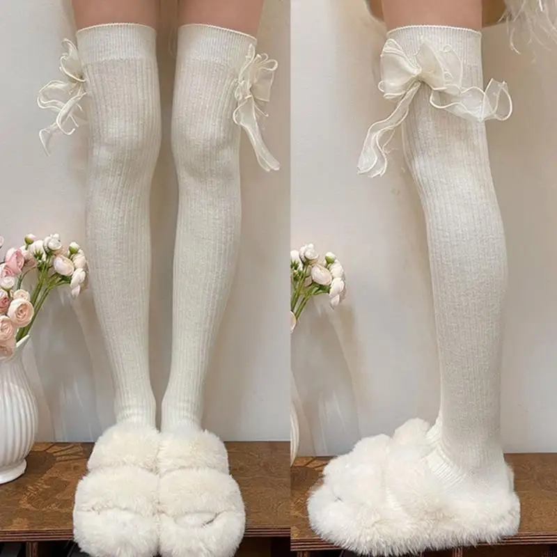 195E Delicate Bow Stockings Halloween Cosplay Sock Casual Over Knee Socks for Women
195E Delicate Bow Stockings Halloween Cosplay Sock Casual Over Knee Socks for Women