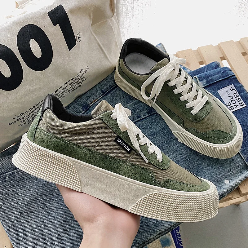 Men's Sneakers Casual Canvas Skateboard Shoes Walking Flats 2023 Designer Trend Platform Vulcanized Shoes Tenis Masculino
Men's Sneakers Casual Canvas Skateboard Shoes Walking Flats 2023 Designer Trend Platform Vulcanized Shoes Tenis Masculino