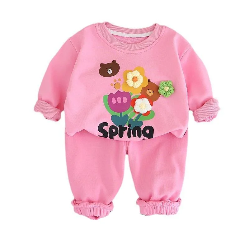 New Spring Autumn Baby Clothes Set Children Fashion T-Shirt Pants 2Pcs/Set Kids Girls Clothing Toddler Costume Infant Tracksuits
New Spring Autumn Baby Clothes Set Children Fashion T-Shirt Pants 2Pcs/Set Kids Girls Clothing Toddler Costume Infant Tracksuits