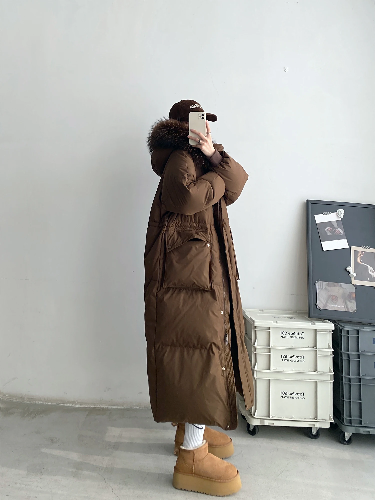 Ultra-Large Hooded Long down Jaet Women's Winter Removable Fur Collar Du down Coat Korean Sle Thiened Straight Cut
Ultra-Large Hooded Long down Jaet Women's Winter Removable Fur Collar Du down Coat Korean Sle Thiened Straight Cut