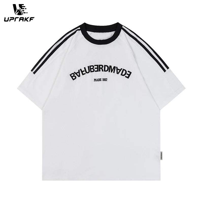 UPRAKF Streetwear Letter Printed Oversize T Shirts Hip Hop Tee Summer Loose Short Sleeve Casual Cotton O Neck
UPRAKF Streetwear Letter Printed Oversize T Shirts Hip Hop Tee Summer Loose Short Sleeve Casual Cotton O Neck