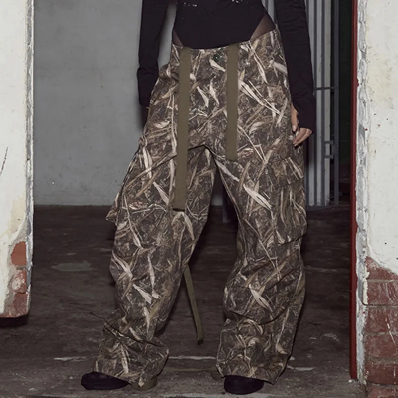 Personalized street handsome work pants streamer design American straight-length loose casual pants
Personalized street handsome work pants streamer design American straight-length loose casual pants