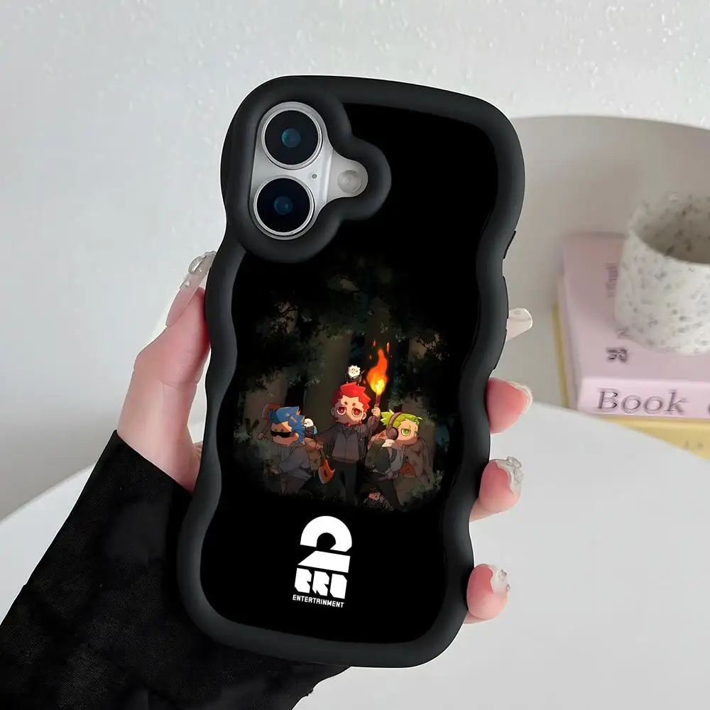 Anime 2BRO Phone Case for iPhone 17 16 15 14 13 12 11 Air Pro Max Plus Black Soft TPU Wavy Edge Cover
Anime 2BRO Phone Case for iPhone 17 16 15 14 13 12 11 Air Pro Max Plus Black Soft TPU Wavy Edge Cover