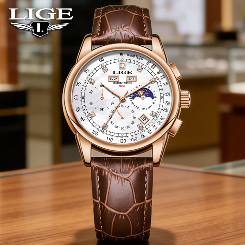 Luxury 2026 LIGE Watches Men Fashion Business Quartz Wristwatches Waterproof Multifunctional Date Mens Watch Gifts Reloj Hombre
Luxury 2026 LIGE Watches Men Fashion Business Quartz Wristwatches Waterproof Multifunctional Date Mens Watch Gifts Reloj Hombre
