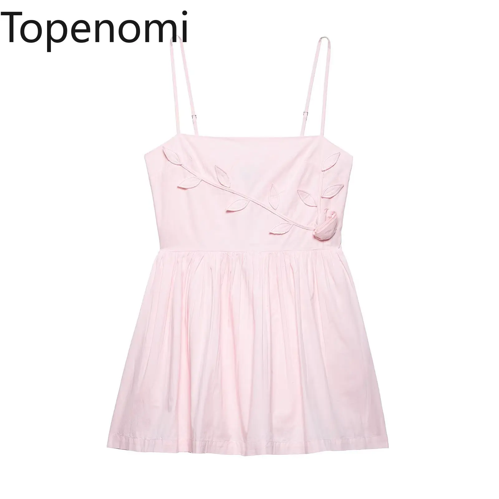 Topenomi Fashion Flower Print Suspender Mini Dress Women 2025 Summer Elegant Pink Waist Slim Sleeveless Pleated A-line Dresses
Topenomi Fashion Flower Print Suspender Mini Dress Women 2025 Summer Elegant Pink Waist Slim Sleeveless Pleated A-line Dresses