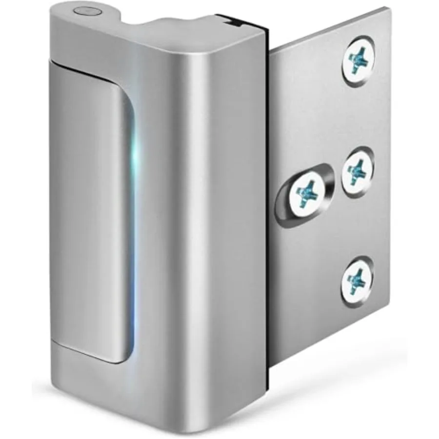 Door Reinforcement Lock - Home Security Child Proof Door Lock Withstands 800 lbs, for Inward Swinging Doors, Door Locks for Saf
Door Reinforcement Lock - Home Security Child Proof Door Lock Withstands 800 lbs, for Inward Swinging Doors, Door Locks for Saf