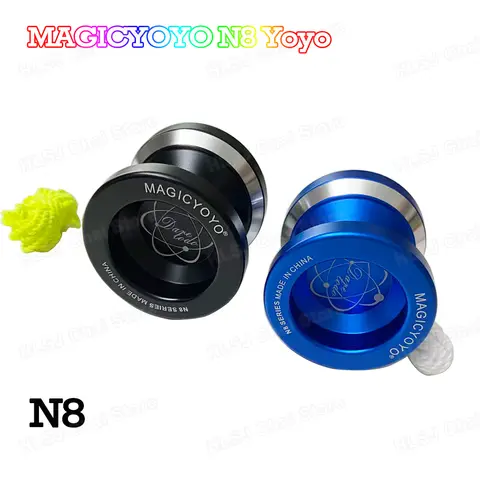 MAGICYOYO N8 Yoyo Ball Toy Metal YoYo Ball D47mm Width 41.4mm 8-ball Bearing W/ Rope Yoyo Toys Gift