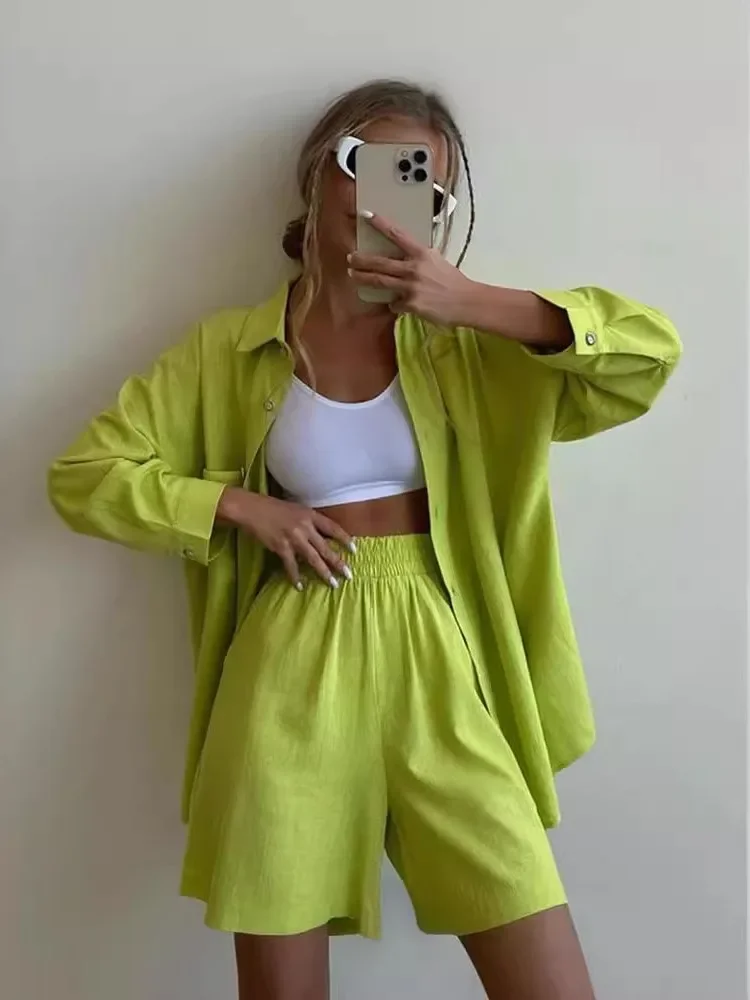 Summer Women's 2-piece Set White Long Shirt High Waisted Shorts Sets Casual Women 2 Piece Set Outfit Streetwear Female Clothing
Summer Women's 2-piece Set White Long Shirt High Waisted Shorts Sets Casual Women 2 Piece Set Outfit Streetwear Female Clothing
