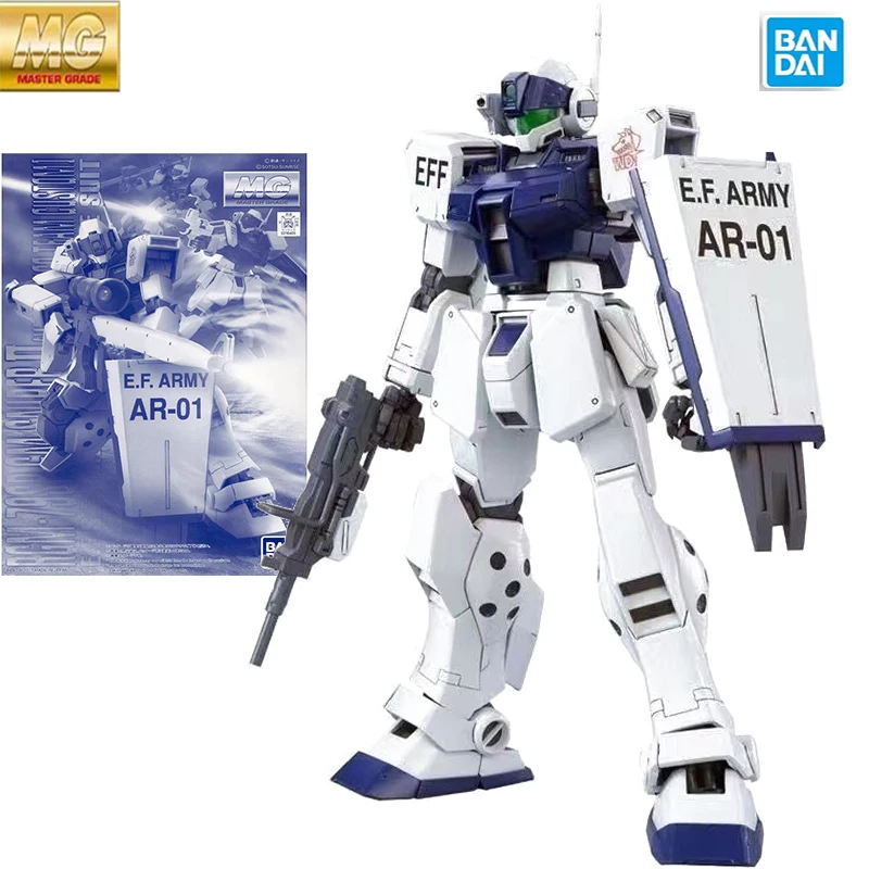 Original Bandai Gundam PB limited MG 1/100 RGM-79SP Sniper Jim 2 type movable anime character assembly model toy boy gift
Original Bandai Gundam PB limited MG 1/100 RGM-79SP Sniper Jim 2 type movable anime character assembly model toy boy gift