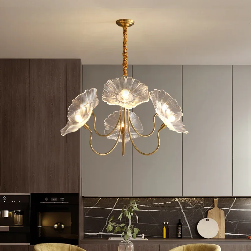 Modern Flower Glass Ceiling Mounted Chandeliers for Living Room Kitchen Bedroom Pendant Light Hanging Lamp Home Decoration
Modern Flower Glass Ceiling Mounted Chandeliers for Living Room Kitchen Bedroom Pendant Light Hanging Lamp Home Decoration