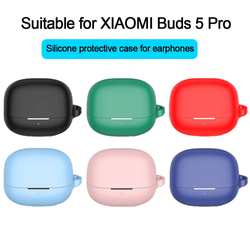 Silicone Earphone Charging Box Shell for Xiaomi Buds 5 Pro Anti-fall Dust-proof Headphone Protective Case for Xiaomi Buds 5 Pro
Silicone Earphone Charging Box Shell for Xiaomi Buds 5 Pro Anti-fall Dust-proof Headphone Protective Case for Xiaomi Buds 5 Pro