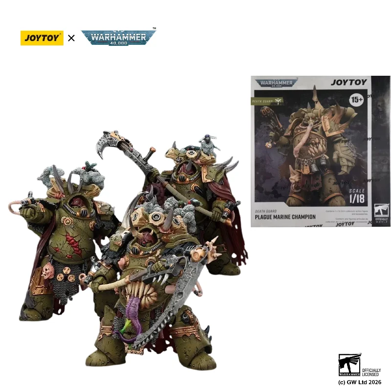 In Stock 1/18 Scale JOYTOY Warhammer 40K Death Guard Deathshroud Terminator Squad JT02571 Action Figure Collectible Toy
In Stock 1/18 Scale JOYTOY Warhammer 40K Death Guard Deathshroud Terminator Squad JT02571 Action Figure Collectible Toy