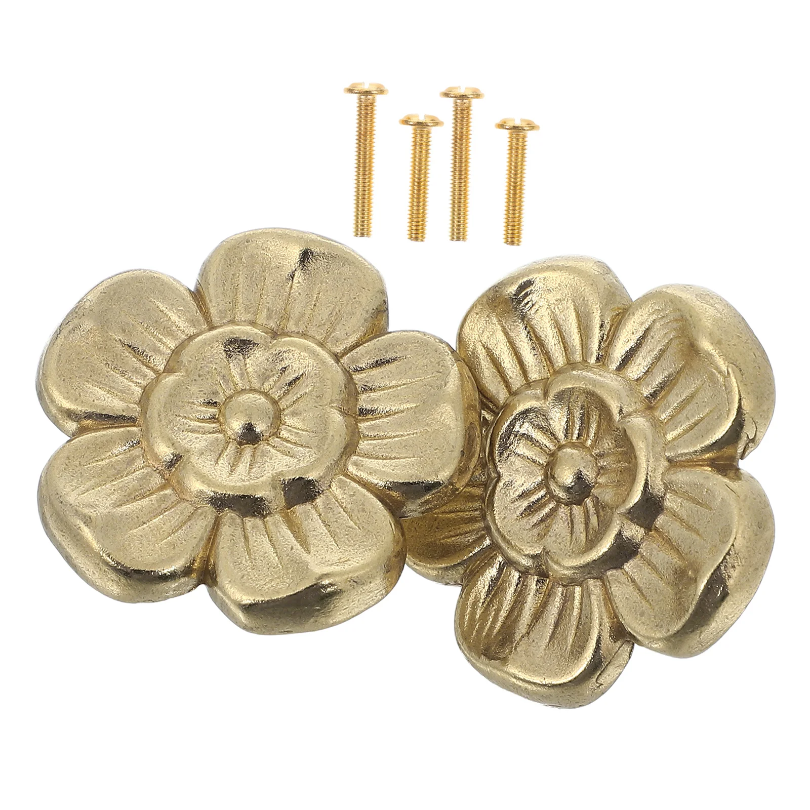 2 Pcs Cabinet Door Handle Dresser Handles Drawer Pull Flower Shape Brass Cupboard Knobs
2 Pcs Cabinet Door Handle Dresser Handles Drawer Pull Flower Shape Brass Cupboard Knobs