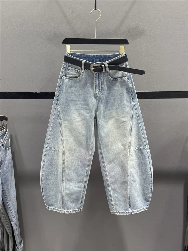 American Style Retro Knife Denim Jeans Women's Spring Summer New Loose Casual Wide Leg Banana Pants High Waist Zipper Cl...
American Style Retro Knife Denim Jeans Women's Spring Summer New Loose Casual Wide Leg Banana Pants High Waist Zipper Cl...