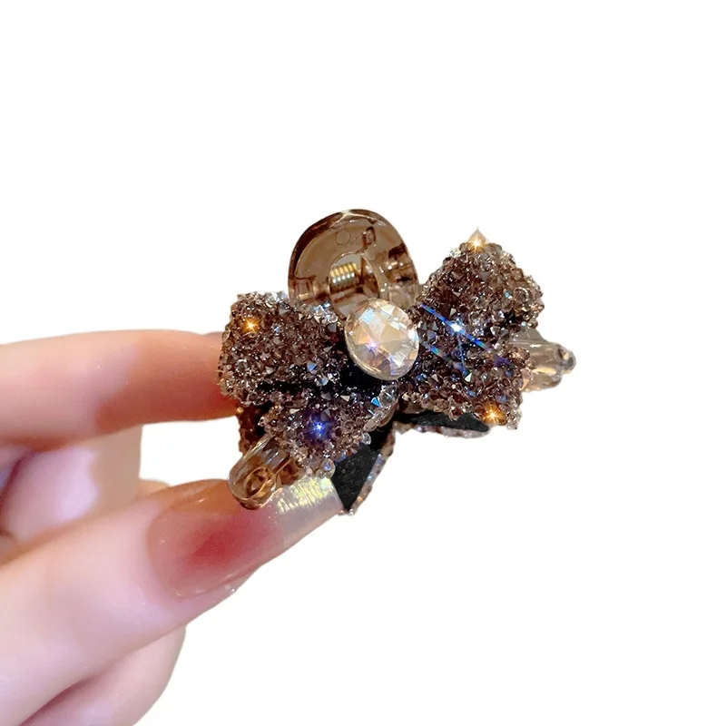 Diamond bow, small hairpin, femininity bangs clip, side broken hair, small and delicate small grab clip
Diamond bow, small hairpin, femininity bangs clip, side broken hair, small and delicate small grab clip