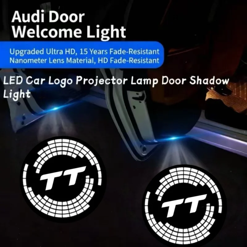 LED Car Door Badge Light Projector Courtesy Shadow Welcome Lamps For AUDI TT 2008-2019 2020 2021 2022 2025 E-tron 2010-2022
LED Car Door Badge Light Projector Courtesy Shadow Welcome Lamps For AUDI TT 2008-2019 2020 2021 2022 2025 E-tron 2010-2022