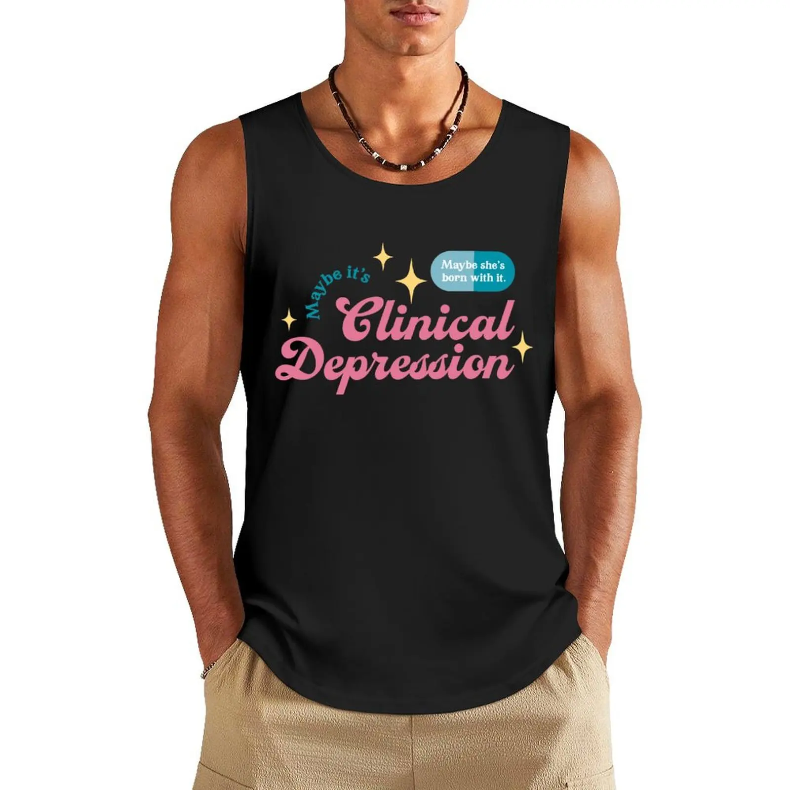 Trixie Mattel - Maybe she's born with it. Maybe it's clinical depression. Tank Top Men's clothing T-shirts men anime gym
Trixie Mattel - Maybe she's born with it. Maybe it's clinical depression. Tank Top Men's clothing T-shirts men anime gym