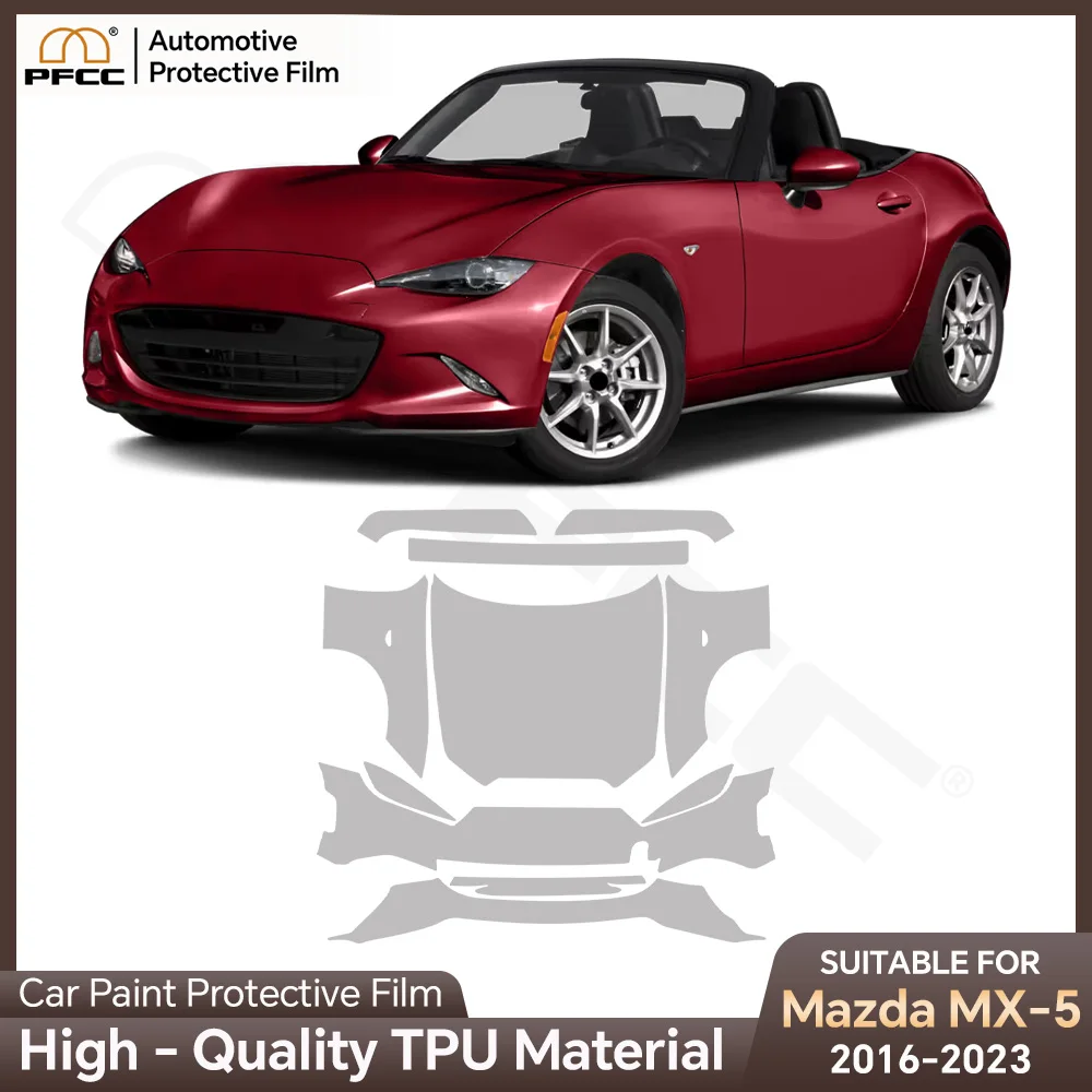 For Mazda MX-5 2016-2023 TPU Paint Protection Film Pre-cut PPF Car Body Anti-scratch Clear Bra Invisible Resistant Repairable
For Mazda MX-5 2016-2023 TPU Paint Protection Film Pre-cut PPF Car Body Anti-scratch Clear Bra Invisible Resistant Repairable