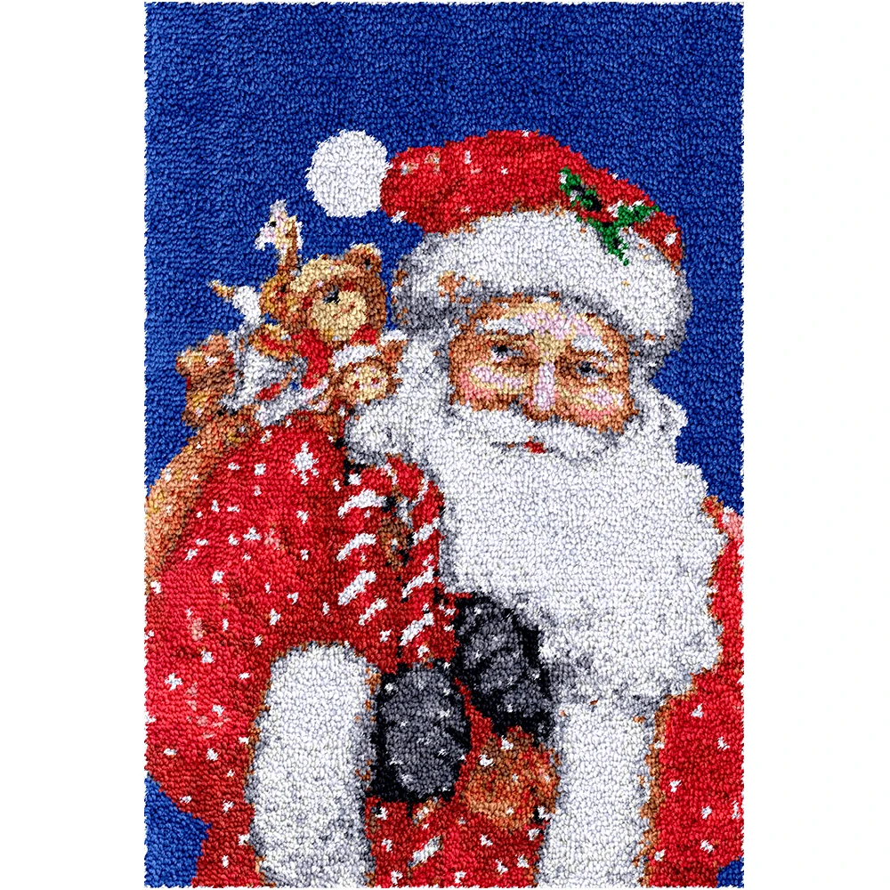 Santa Christmas decor Latch hook rug kits Embroidery Carpet embroidery with printed pattern Cartoon Creative DIY Craft for adult
Santa Christmas decor Latch hook rug kits Embroidery Carpet embroidery with printed pattern Cartoon Creative DIY Craft for adult