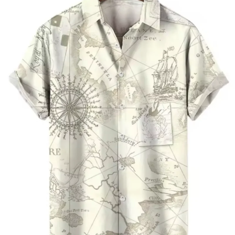 Men's Hawaiian Beach Sports Shirt 3D Sailing Boat Printing Casual Short Sleeve Summer Men's Tops
Men's Hawaiian Beach Sports Shirt 3D Sailing Boat Printing Casual Short Sleeve Summer Men's Tops