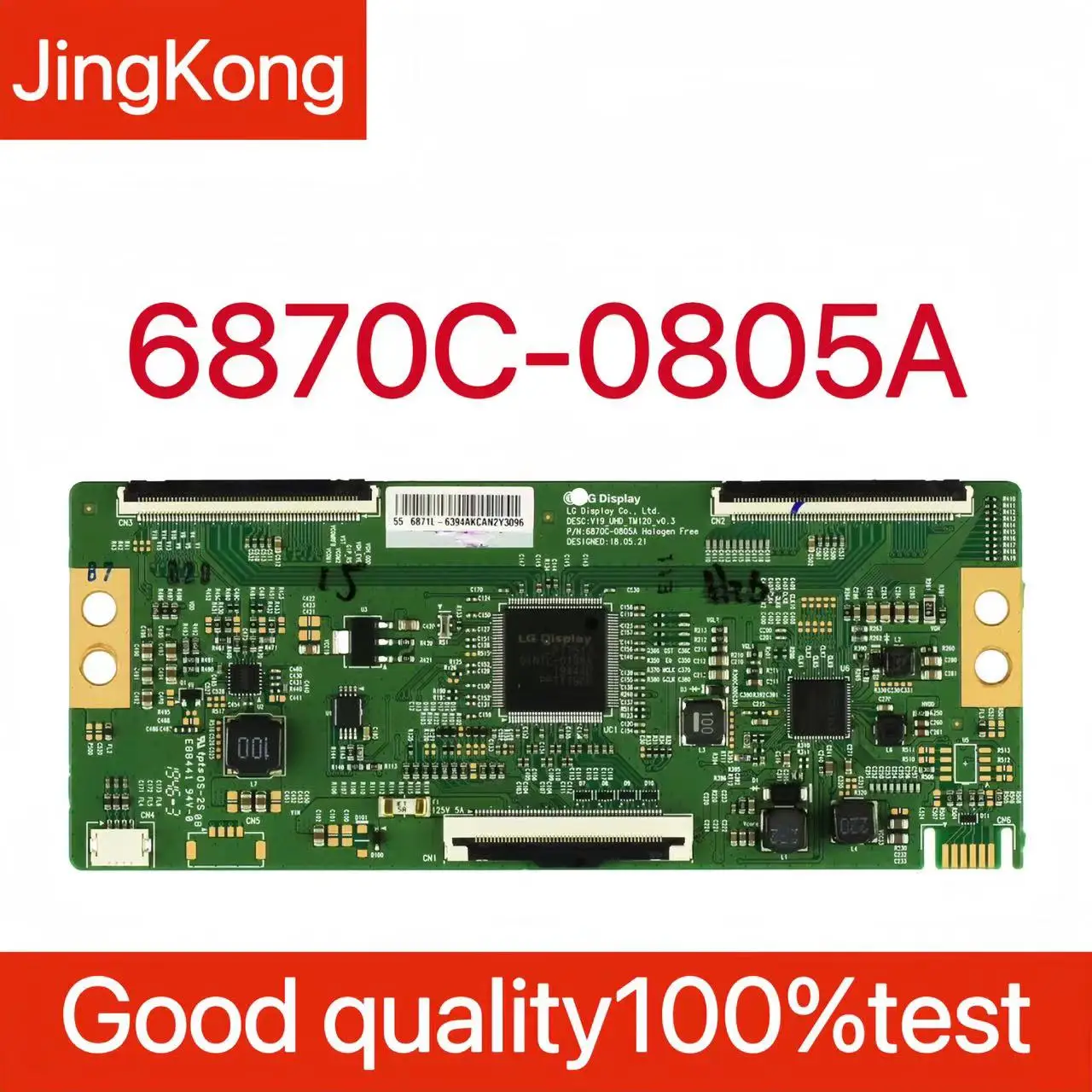 6870C-0805A V19 _ UHD _ tm120 _ T CON Board 6870C Plate For LG TV Tcon Board 6870C 0805A оригинальное оборудование для отображения 6870C0805A
6870C-0805A V19 _ UHD _ tm120 _ T CON Board 6870C Plate For LG TV Tcon Board 6870C 0805A оригинальное оборудование для отображения 6870C0805A
