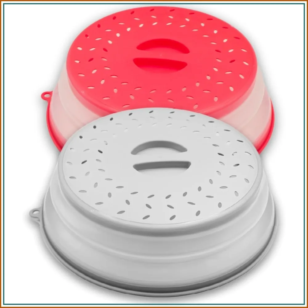 Microwave Splatter Cover 10.5" - Foldable Silicone, Fits Dishes & Plates, Vented for Splatter Protection
Microwave Splatter Cover 10.5" - Foldable Silicone, Fits Dishes & Plates, Vented for Splatter Protection