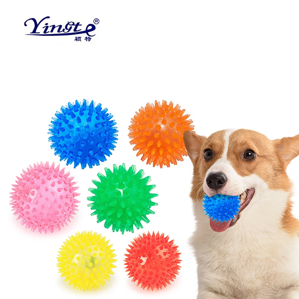 Pet Thorn Ball Toy TPR Dog Toy Ball 2.6-Inch Bite Resistant Rebound Cleaning Teeth Game Interactive Training Cat/Dog Supplies
Pet Thorn Ball Toy TPR Dog Toy Ball 2.6-Inch Bite Resistant Rebound Cleaning Teeth Game Interactive Training Cat/Dog Supplies