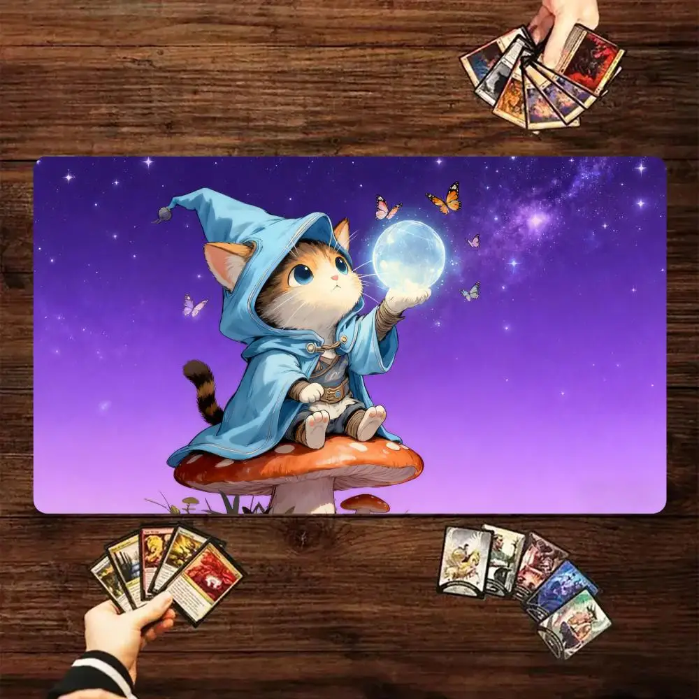 Фэнтези звездное небо волшебник тема кошки MTG Playmat Magic Card Battle Mat 35X60CM tapete Magic mtg Нескользящий прочный сшитый край
Фэнтези звездное небо волшебник тема кошки MTG Playmat Magic Card Battle Mat 35X60CM tapete Magic mtg Нескользящий прочный сшитый край