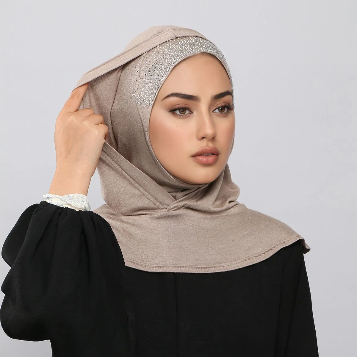 Muslim Women Instant Hijab Cap double Layer Under Hijab Cap Ramadan Inner Cap Elastic Turban Bandana Hood And Matching Headband
Muslim Women Instant Hijab Cap double Layer Under Hijab Cap Ramadan Inner Cap Elastic Turban Bandana Hood And Matching Headband