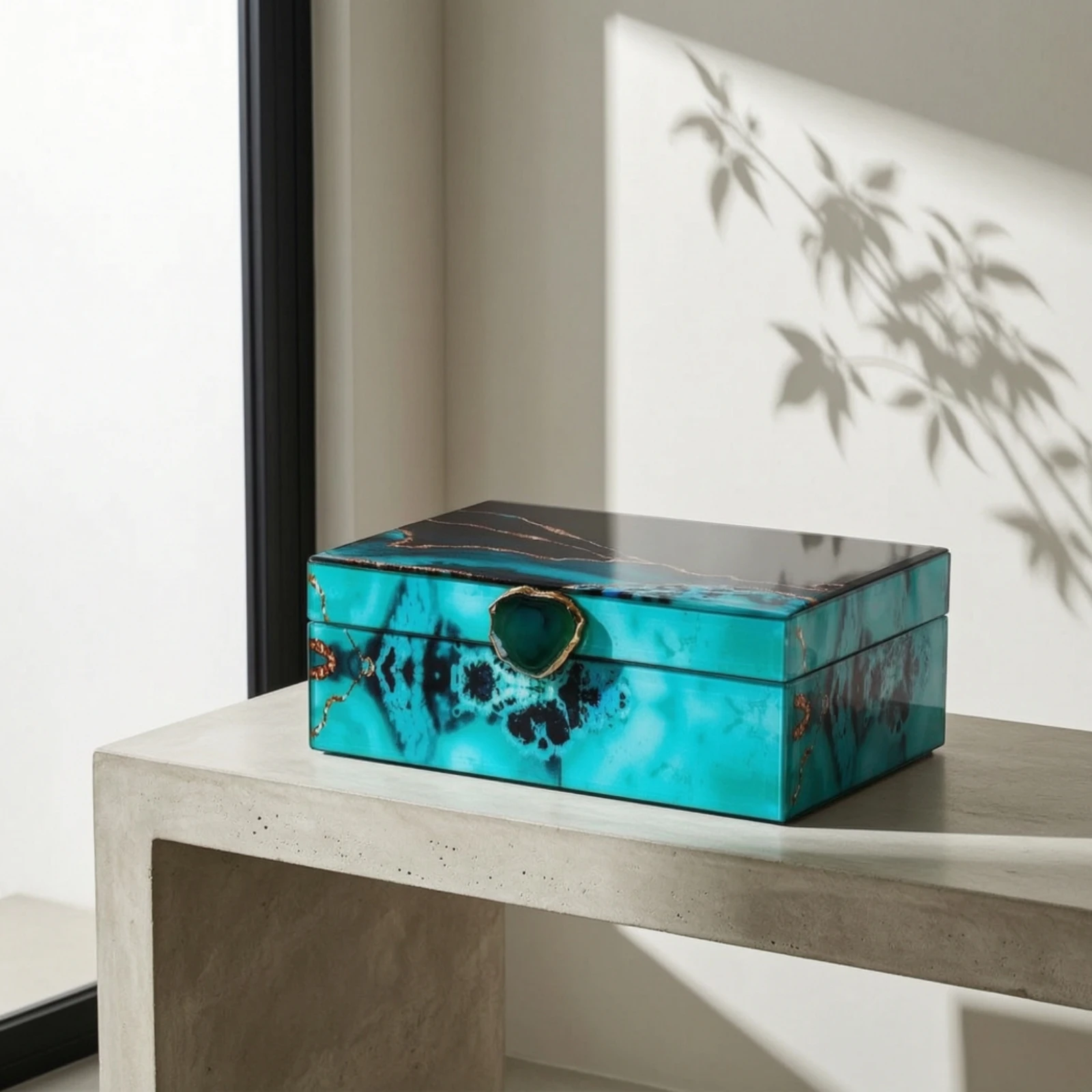 Jewelry Box with Velvet Velvet-Lined Marble-Style Jewelry Storage Box Organizer Glossy Elegant for Women, Dressing Table
Jewelry Box with Velvet Velvet-Lined Marble-Style Jewelry Storage Box Organizer Glossy Elegant for Women, Dressing Table