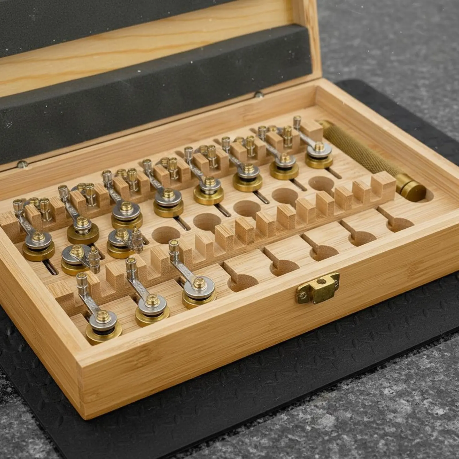 22 Pieces 20 Piece Mainspring Winder Kit Professional Grade Watch Movement Repair Tool for Hobbyists, Workshop
22 Pieces 20 Piece Mainspring Winder Kit Professional Grade Watch Movement Repair Tool for Hobbyists, Workshop