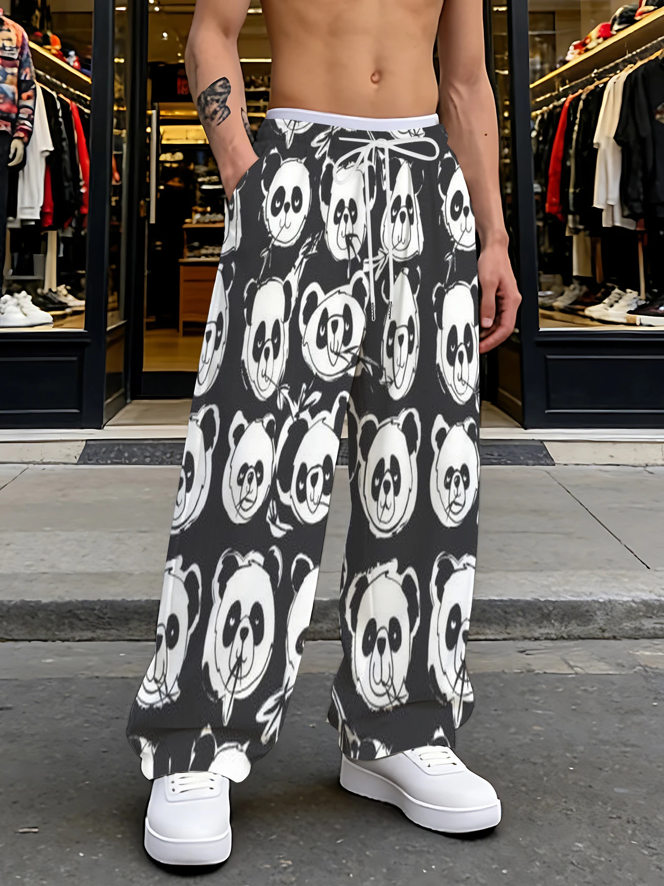 2026 Men's Printed Straight Leg Pants Vibrant Abstract Design Drawstring Waist Loose Fit Summer Beach Casual Fashion Pants
2026 Men's Printed Straight Leg Pants Vibrant Abstract Design Drawstring Waist Loose Fit Summer Beach Casual Fashion Pants