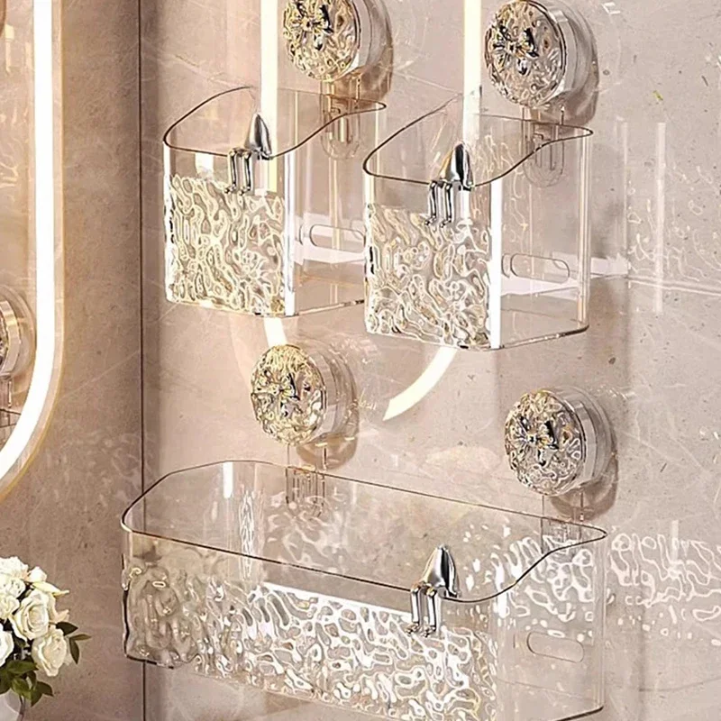 Light Luxury Style Shower Suction Cup Shelf Basket One Second Installation Bathroom Organizer Storage Rotating To Suck Removable
Light Luxury Style Shower Suction Cup Shelf Basket One Second Installation Bathroom Organizer Storage Rotating To Suck Removable