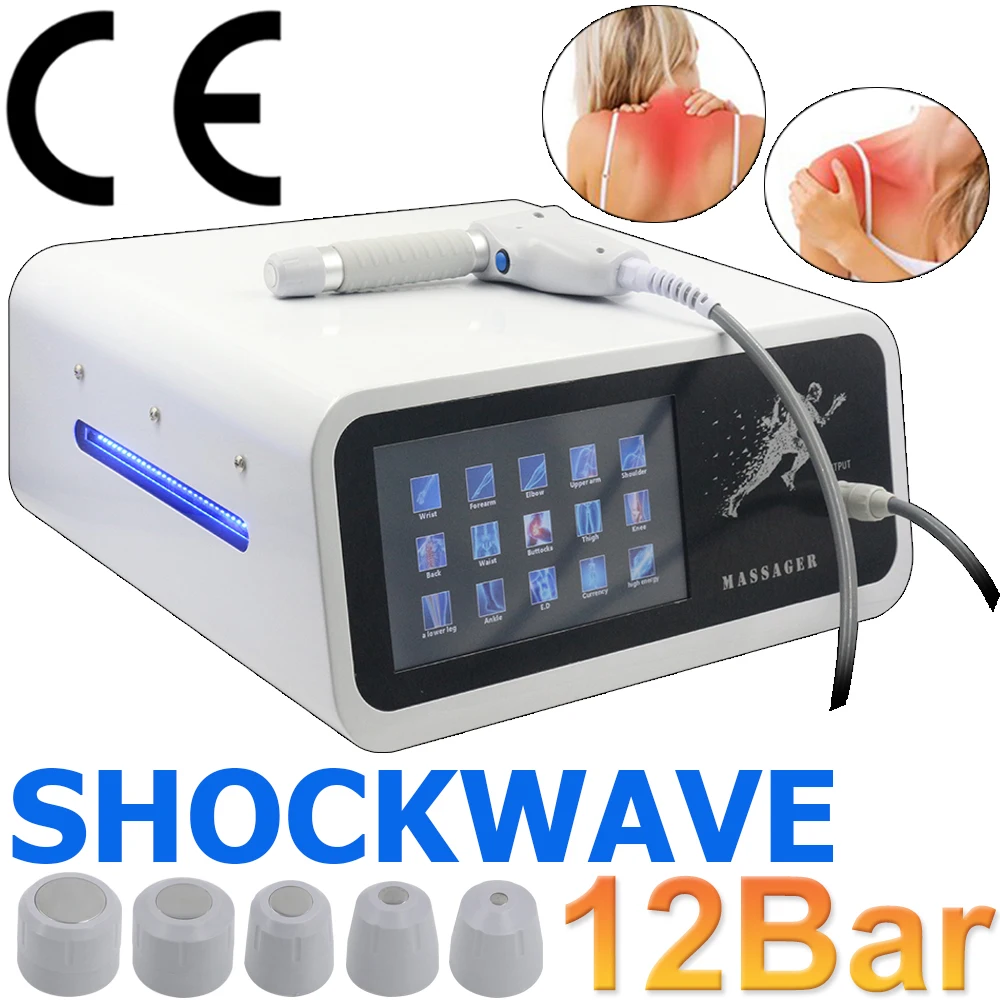 Pneumatic Shockwave Therapy Machine For 2024 New ED Treatment Pain Relief 12Bar Professional Shock Wave Body Relaxation Massager
Pneumatic Shockwave Therapy Machine For 2024 New ED Treatment Pain Relief 12Bar Professional Shock Wave Body Relaxation Massager