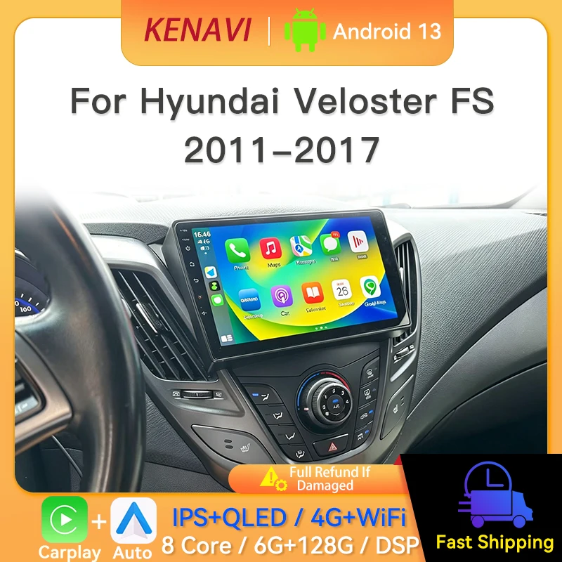2Din Car Stereo Radio For Hyundai Veloster FS 2011-2017 GPS Navigation Wireless Carplay Android Auto Multimedia Player Head Unit
2Din Car Stereo Radio For Hyundai Veloster FS 2011-2017 GPS Navigation Wireless Carplay Android Auto Multimedia Player Head Unit