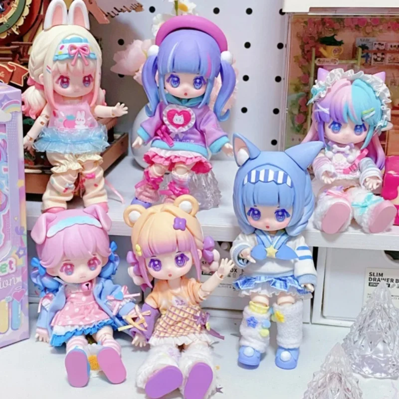 Кукла-сюрприз Simontoys Nyzaii Sweet Series 1/12 BJD в закрытой упаковке, милая игрушка, модный кулон, коллекционный сувенир, праздничный подарок
Кукла-сюрприз Simontoys Nyzaii Sweet Series 1/12 BJD в закрытой упаковке, милая игрушка, модный кулон, коллекционный сувенир, праздничный подарок