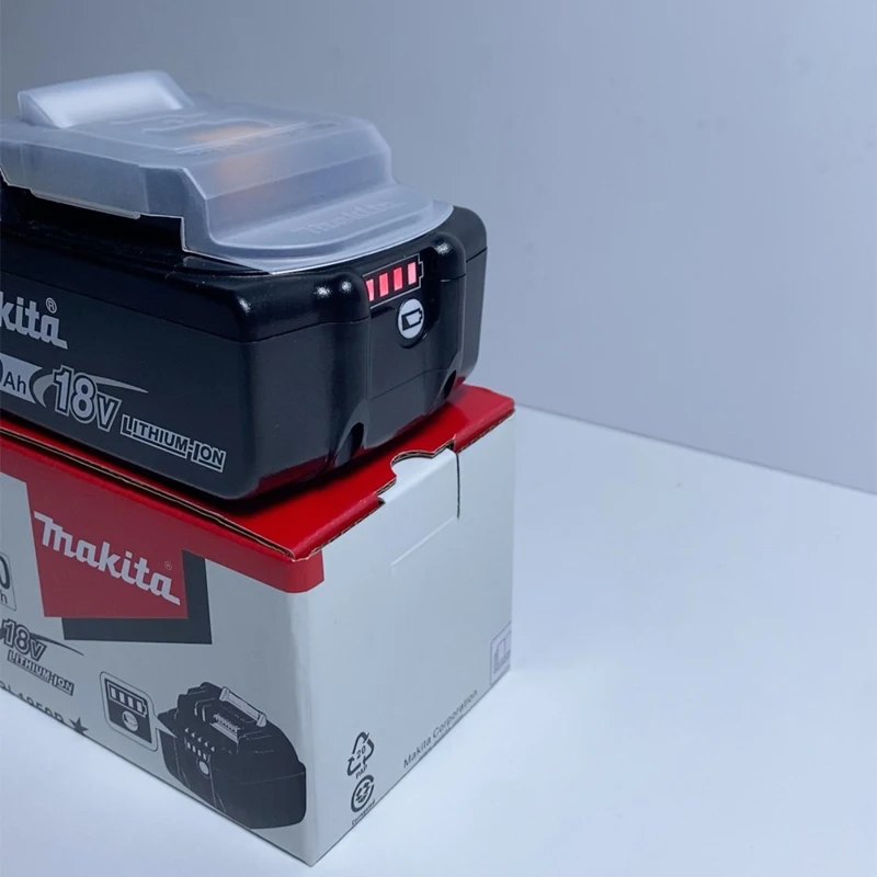 Makita Original 18V 6.0Ah Li-Ion Rechargeable Power Tools Battery with LED BL1860B BL1860 BL1850 Compatible with LXT
Makita Original 18V 6.0Ah Li-Ion Rechargeable Power Tools Battery with LED BL1860B BL1860 BL1850 Compatible with LXT