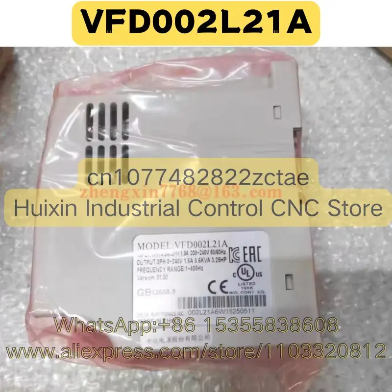 Brand New Original VFD002L21A Frequency Converter
Brand New Original VFD002L21A Frequency Converter
