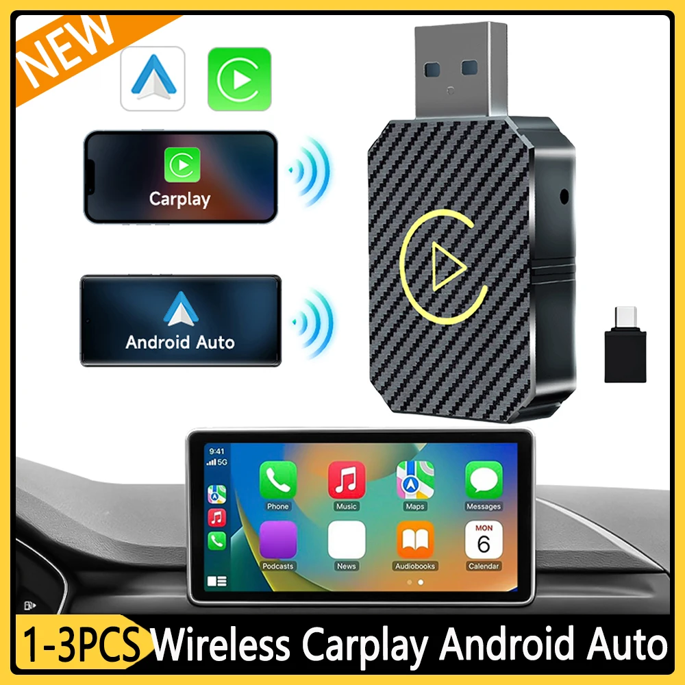 Q1M Smart Mini Box Wireless Carplay Android Auto Adapter Plug&Play Wireless Dongle for OEM Wired CarPlay/Andriod Auto Cars
Q1M Smart Mini Box Wireless Carplay Android Auto Adapter Plug&Play Wireless Dongle for OEM Wired CarPlay/Andriod Auto Cars