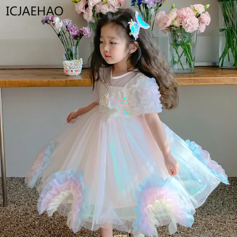 ICJAEHAO 2024 Girl Princess Dresses Pleated Rainbow Evening Dresses for Children Kids Wedding Bridesmaids Girls New Kids costume
ICJAEHAO 2024 Girl Princess Dresses Pleated Rainbow Evening Dresses for Children Kids Wedding Bridesmaids Girls New Kids costume