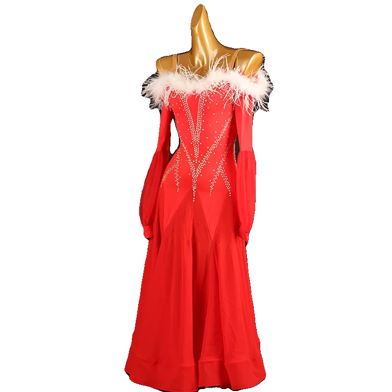Women Latin Dance Dress MQ416 Professional Ballroom Dancewear Sleeveless Floor-Length Performance Competition Outfit
Women Latin Dance Dress MQ416 Professional Ballroom Dancewear Sleeveless Floor-Length Performance Competition Outfit